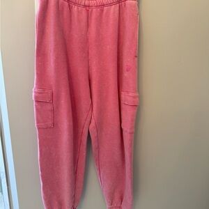 Pink Women’s Cargo Sweatpants